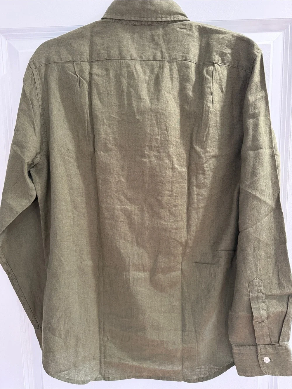 NWT! J. Crew Olive Green Button-Down Long Sleeve Shirt Size M